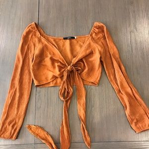 Tie in front Crop top